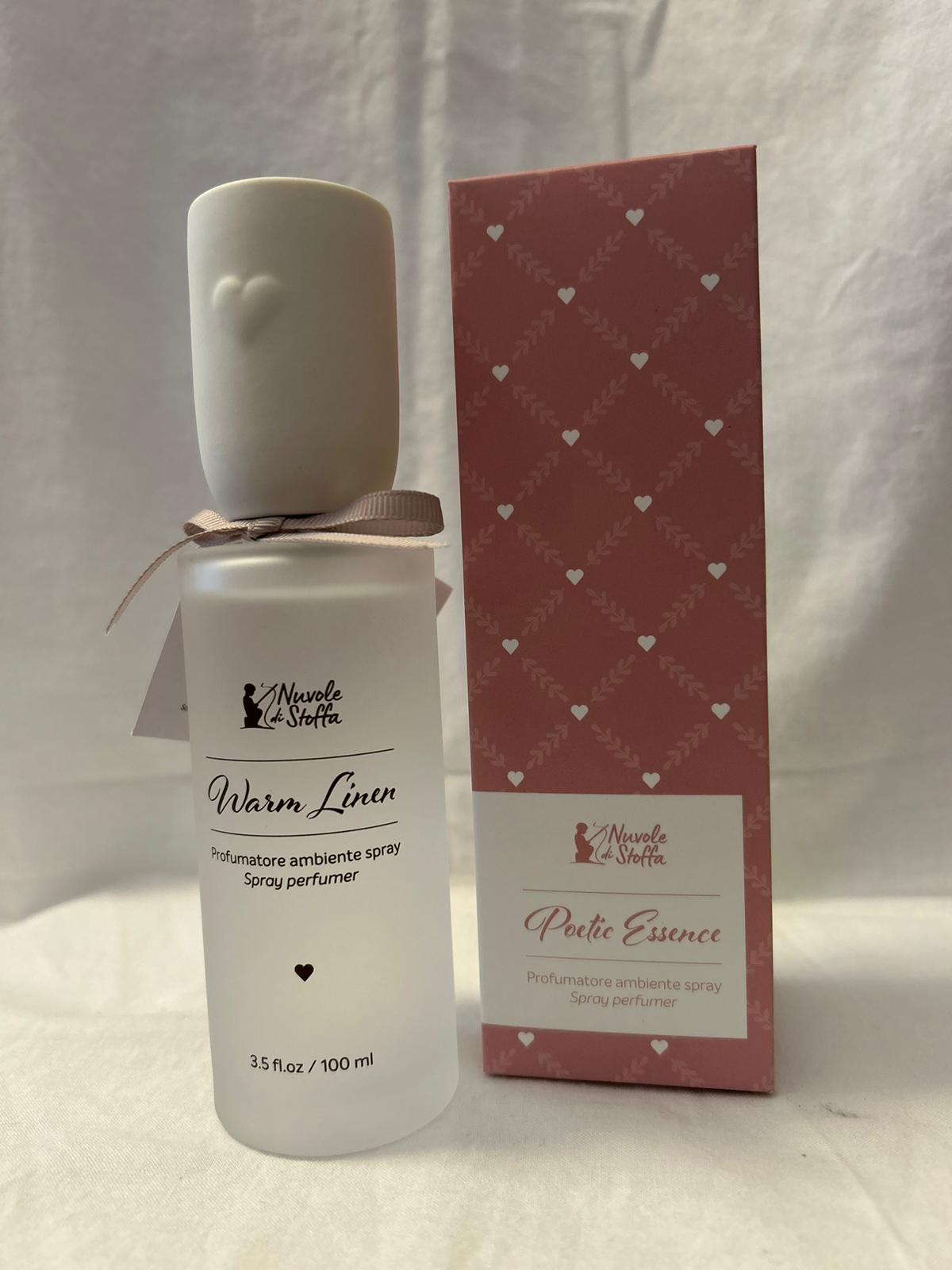 Profumatore Ambiente Spray "Poetic Essence" – Warm Linen
